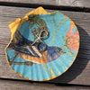 Bluebird: L Scallop shell trinket dish